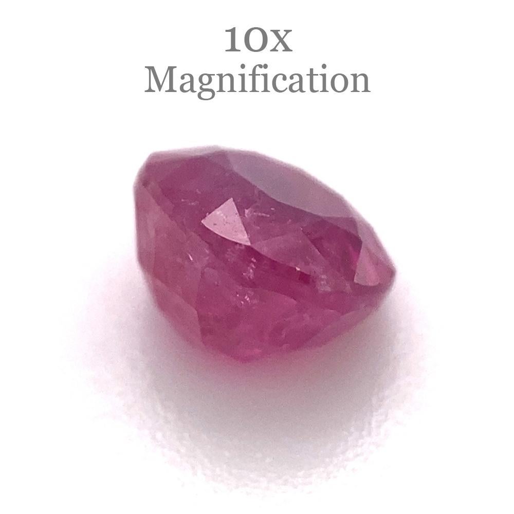 1.19ct Round Red Ruby In New Condition For Sale In Toronto, Ontario