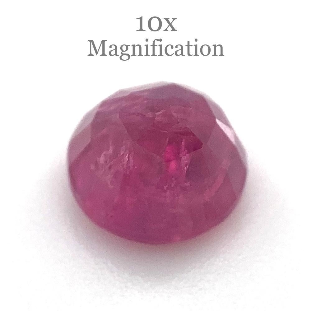 1.19ct Round Red Ruby For Sale 1