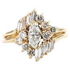 1,19 Karat Diamant-Verlobungsring aus Gelbgold
