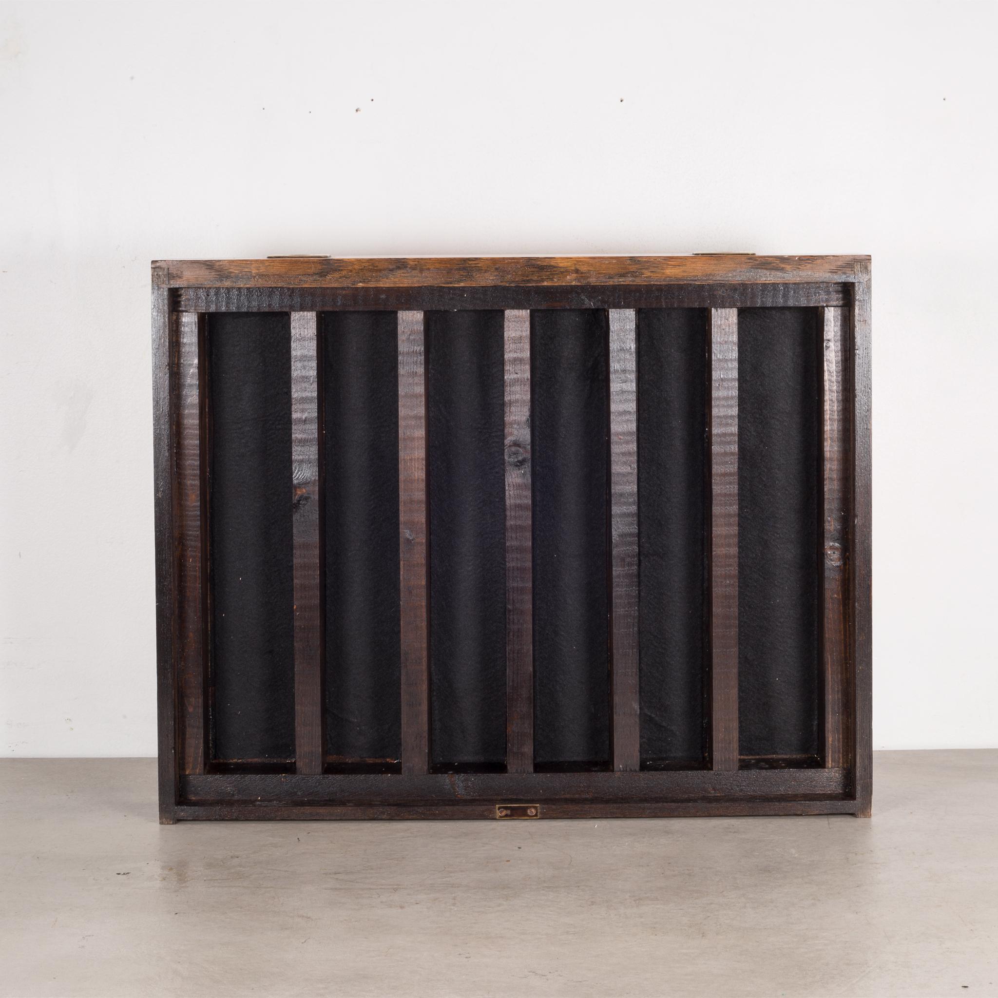 American 119th Century Oak and Brass Silverware Chest, circa 1890