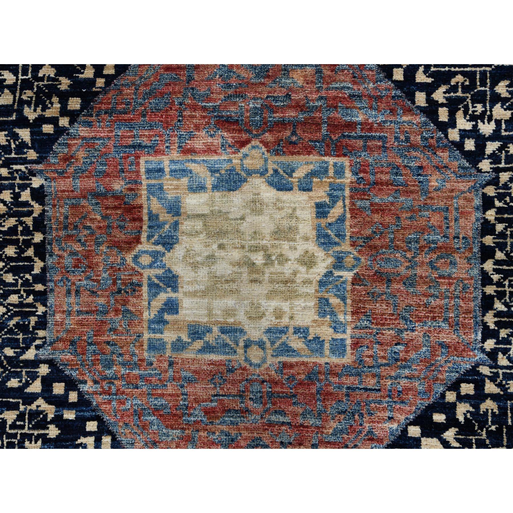Lana Tappeto oversize avorio in lana lucida super fine Peshawar Mamluke Design/One 11'9 