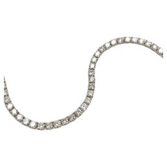 12ct Diamond Tennis Bracelet Set In Platinum