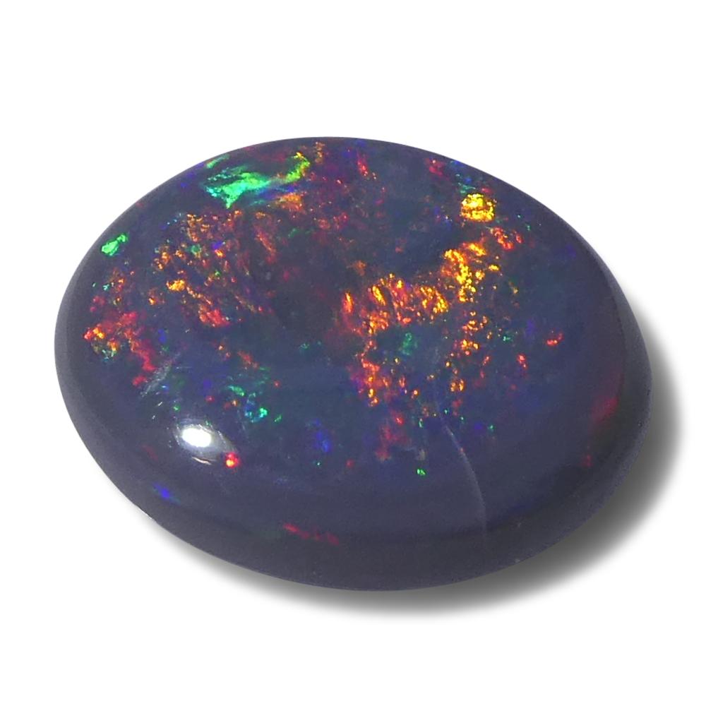 Opale grigio ovale cabochon 1,1ct dall'Australia in vendita 2