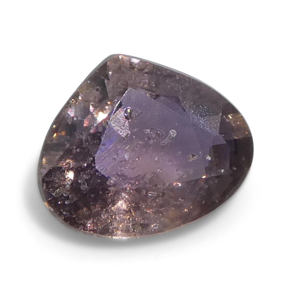 Zaffiro rosa perlato da 1,1ct della Tanzania non riscaldato in vendita 1