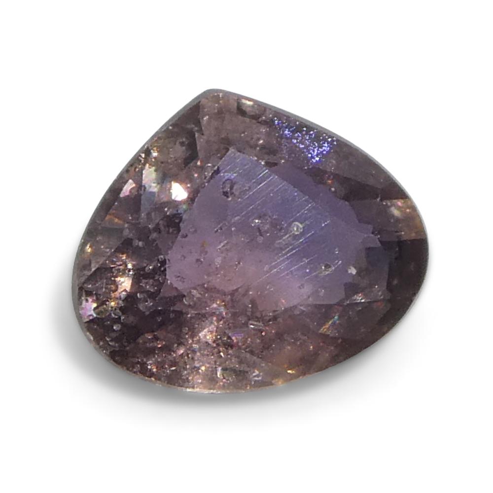 Zaffiro rosa perlato da 1,1ct della Tanzania non riscaldato in vendita 2