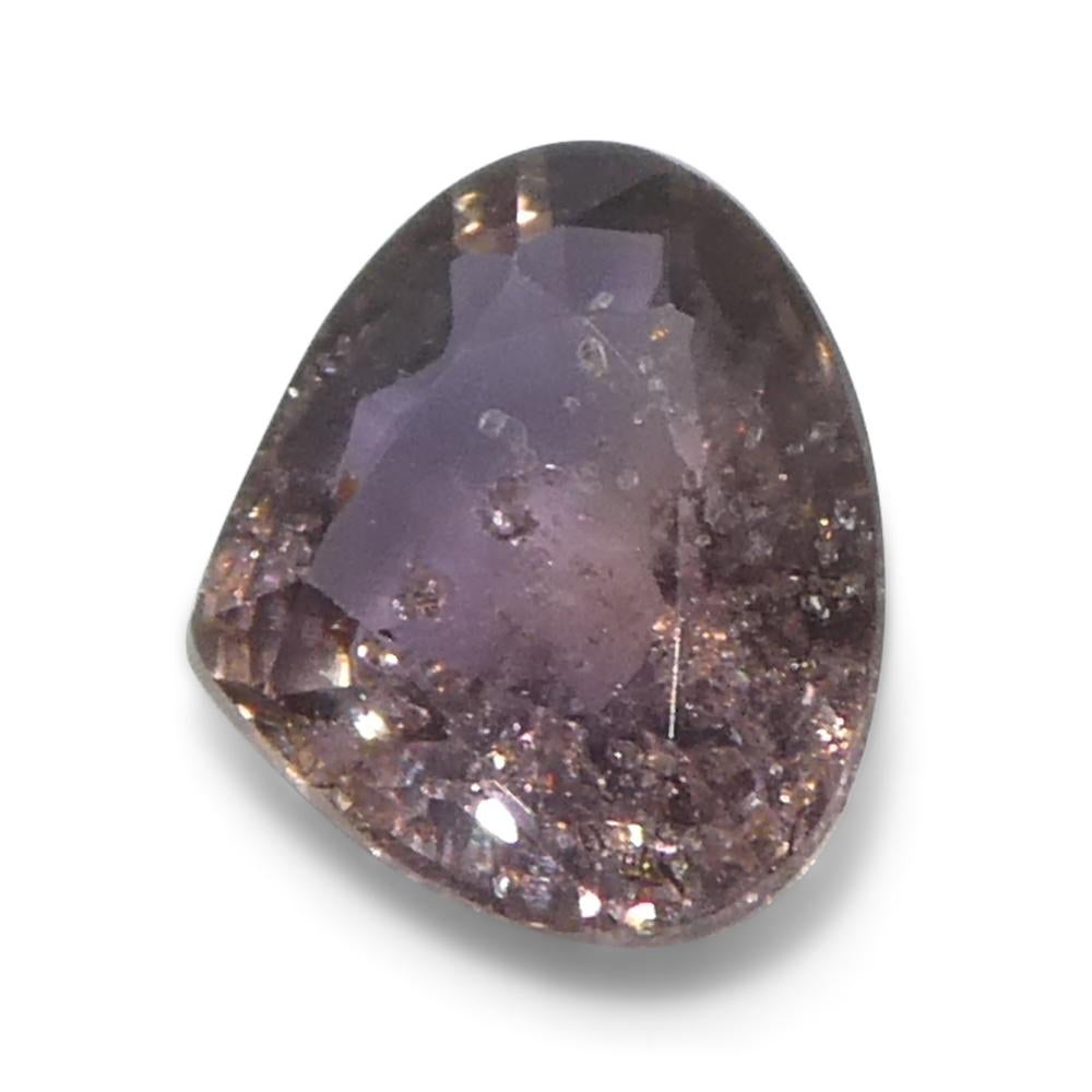 Zaffiro rosa perlato da 1,1ct della Tanzania non riscaldato in vendita 4