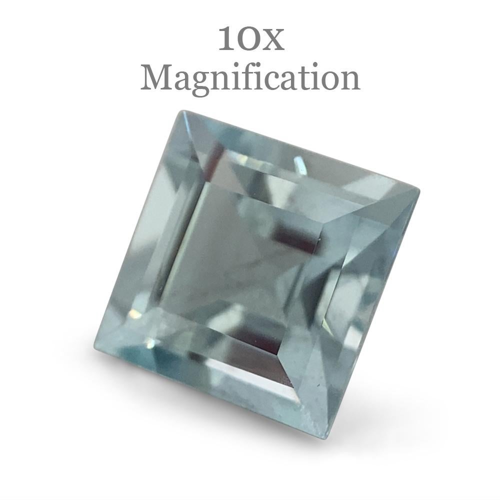 1.1ct Square Aquamarine For Sale 8