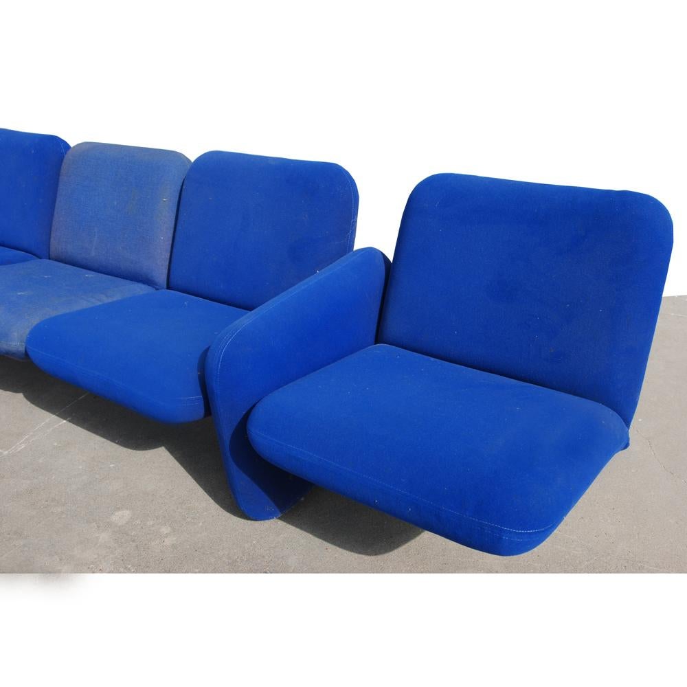 American Chiclet Modular 5-Seat Sofa by Ray Wilkes