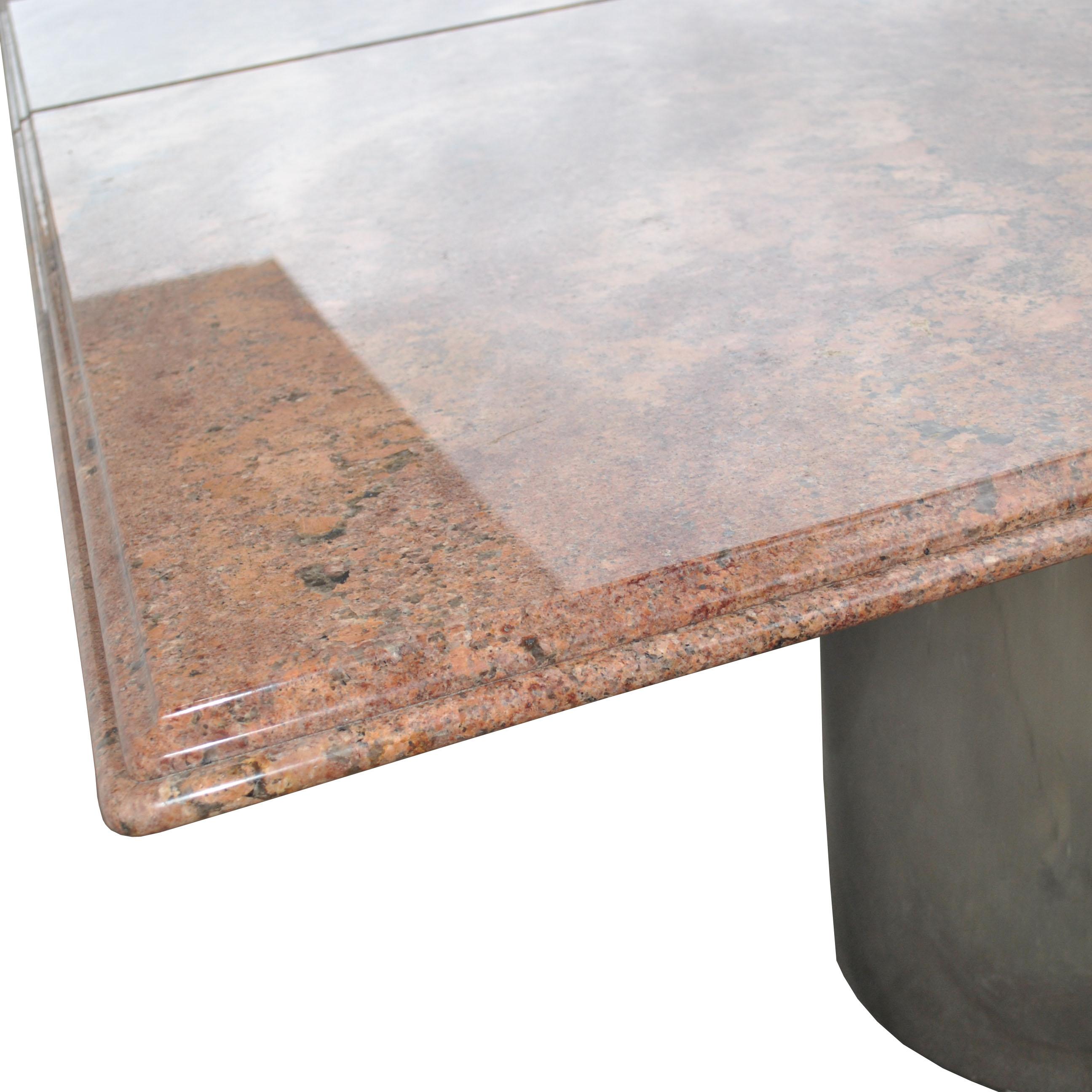 11ft Modern Granite Chrome Conference Table 2