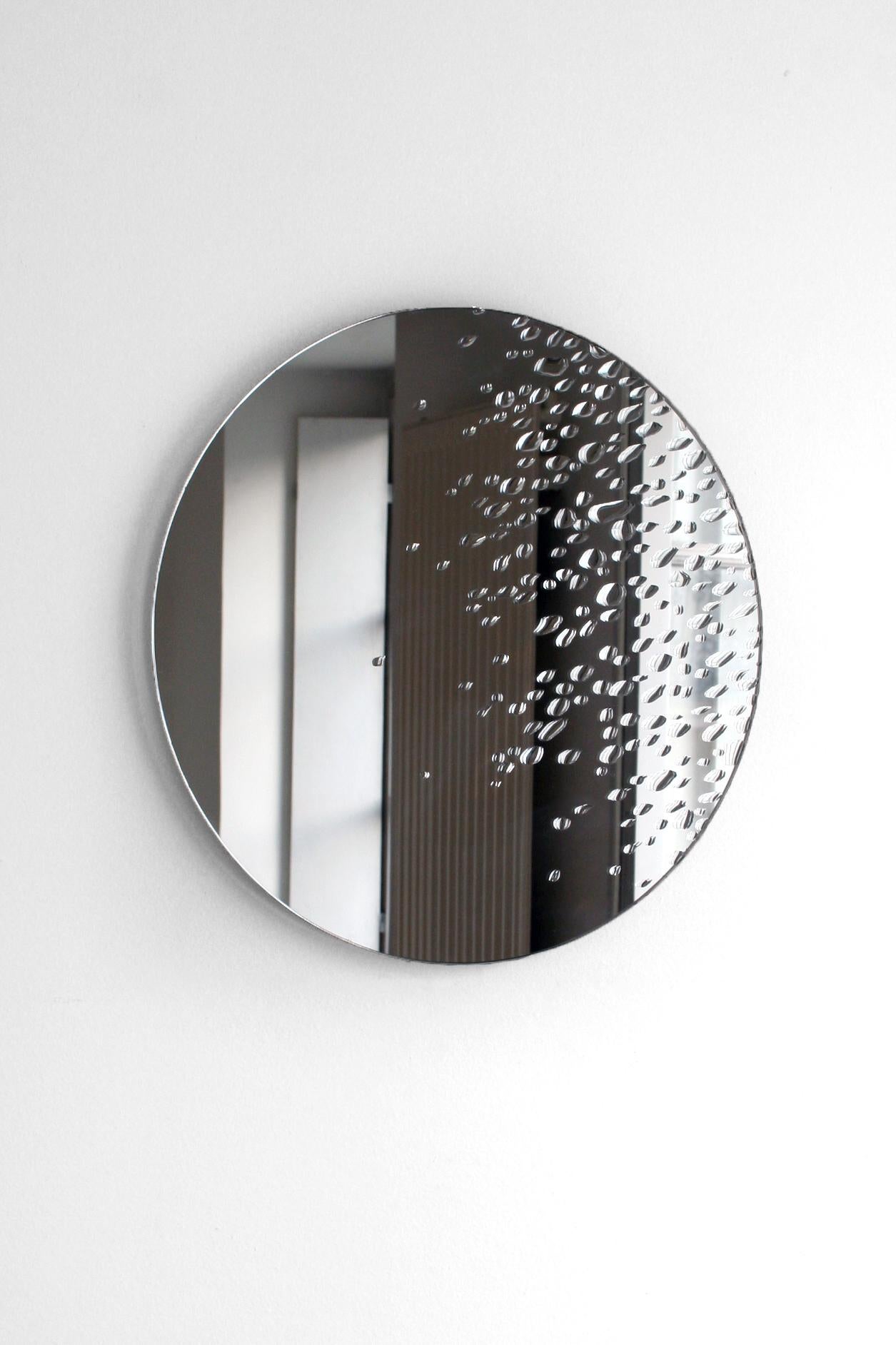 Modern Small Hand-Sculpted Mirror, Laurene Guarneri
