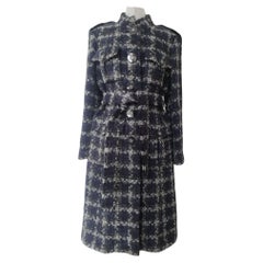 Used 11K$ Paris / Cosmopolite CC Jewel Buttons Tweed Coat