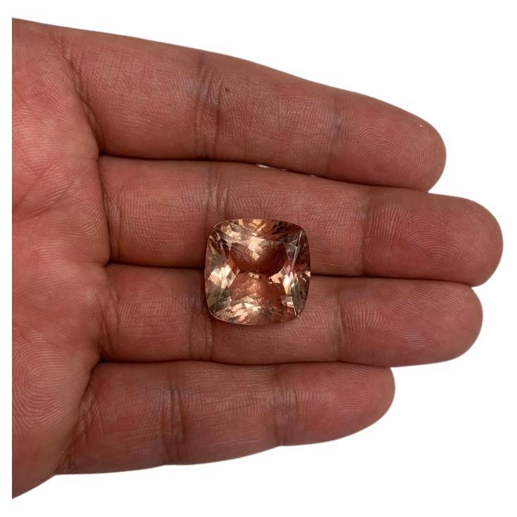 SKU - 60004
Stone : Natural Peach Morganite 
Shape - Cushion
Quality - 	Eye clean
Weight - 	21.77 cts
Quality - 	AAA	
Length * Breadth * Height - 11*11*17.5
Price - $ 1959.3

Morganite is a gemstone that brings the prism of love in all its