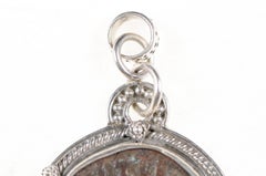 11th-12th Century Authentic Medieval Coin of the Crusades in Sterling Silver