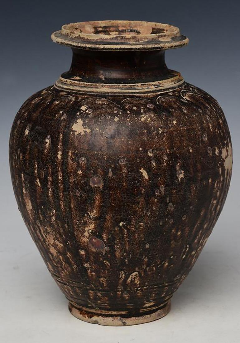 18th Century and Earlier 11th-13th Century, Kulen to Bayon, Antique Khmer Pottery Vases