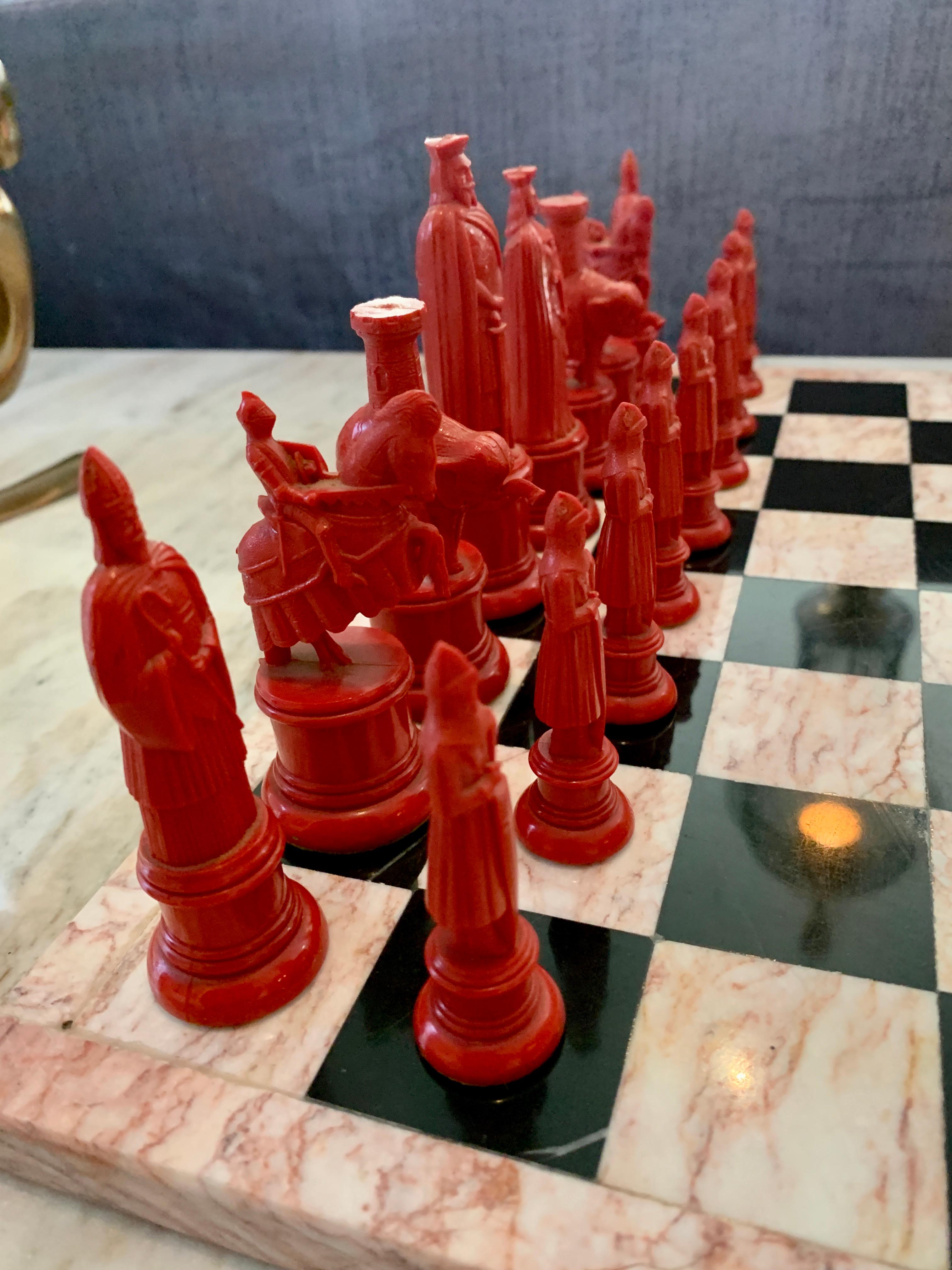 Mid-Century Modern 11th Century Chess Pieces