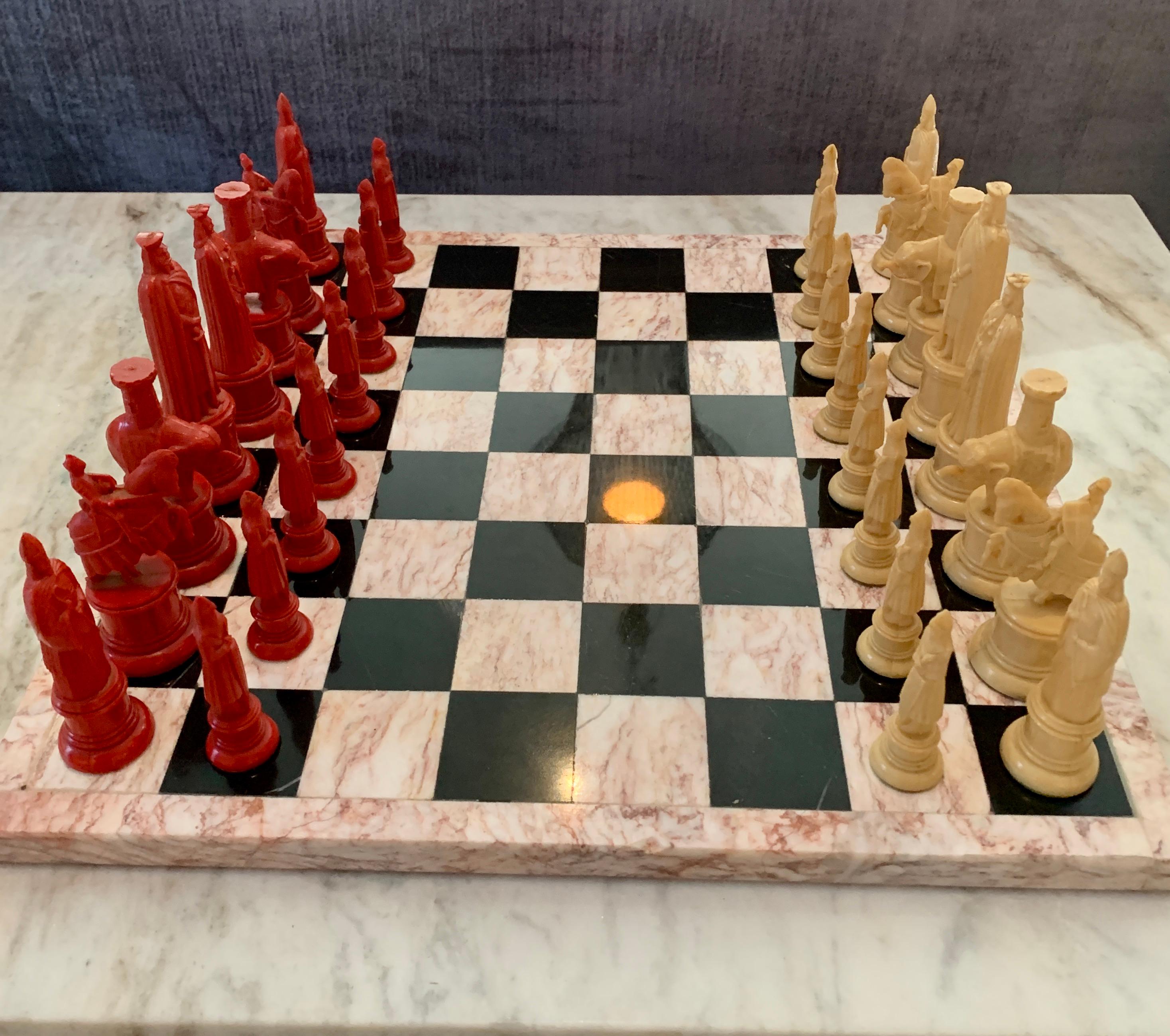 11th Century Chess Pieces In Good Condition In Los Angeles, CA