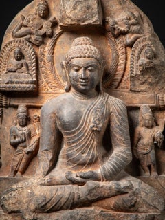 11th century - Pala period Rare antique stone Buddha in Pala style