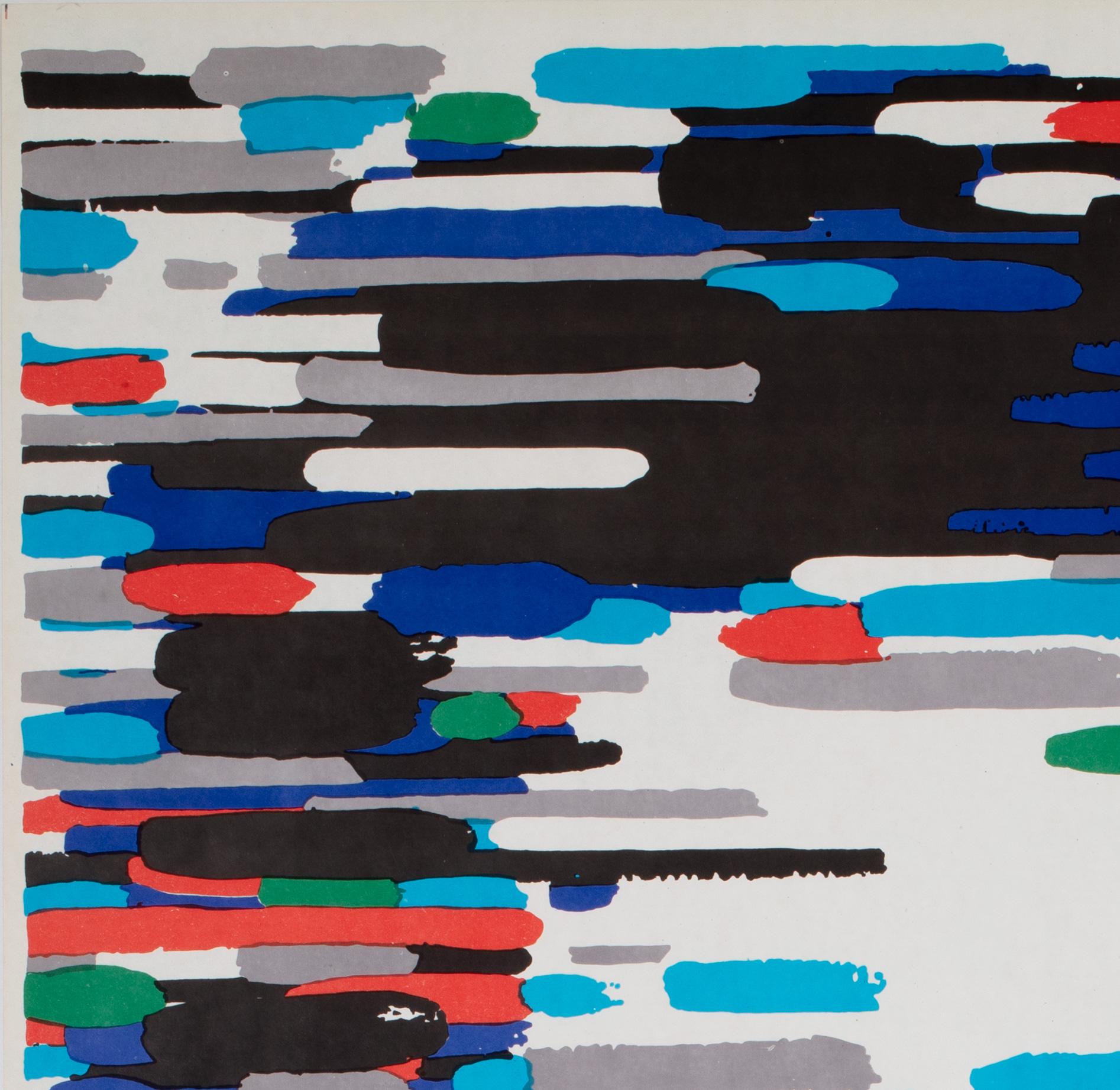 11th International Poster Biennale Warsaw 1986, Waldemar Swierzy In Excellent Condition For Sale In Bath, Somerset