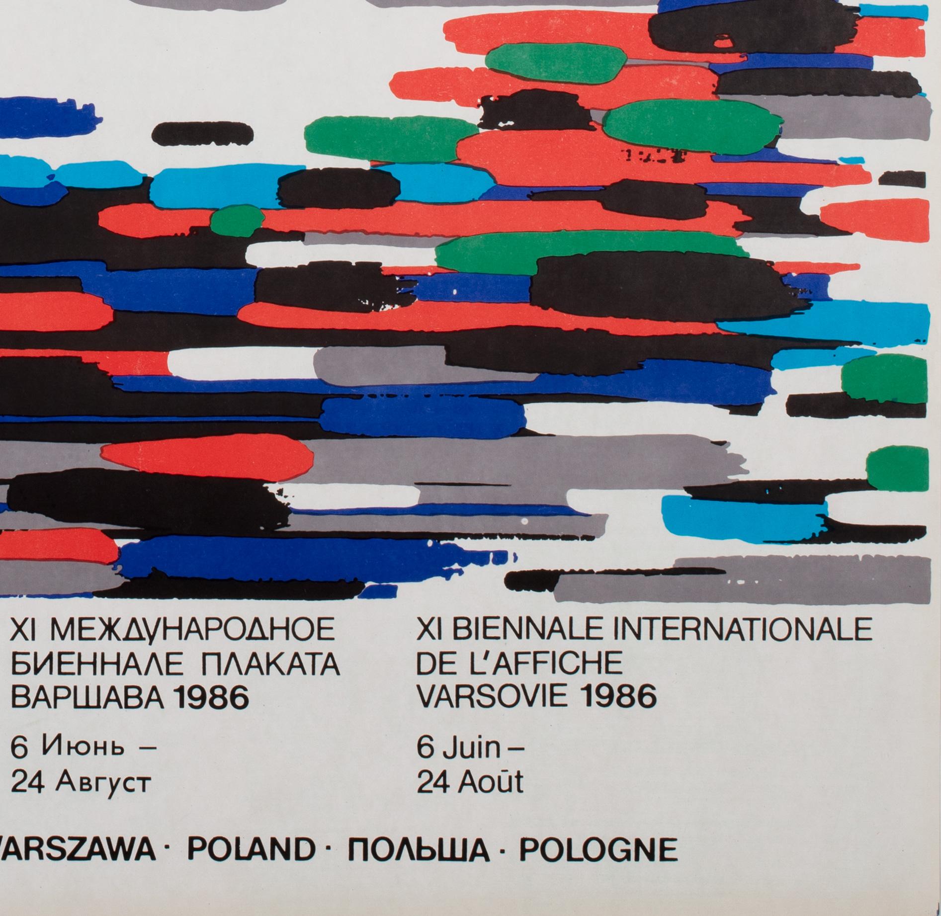 11th International Poster Biennale Warsaw 1986, Waldemar Swierzy For Sale 3