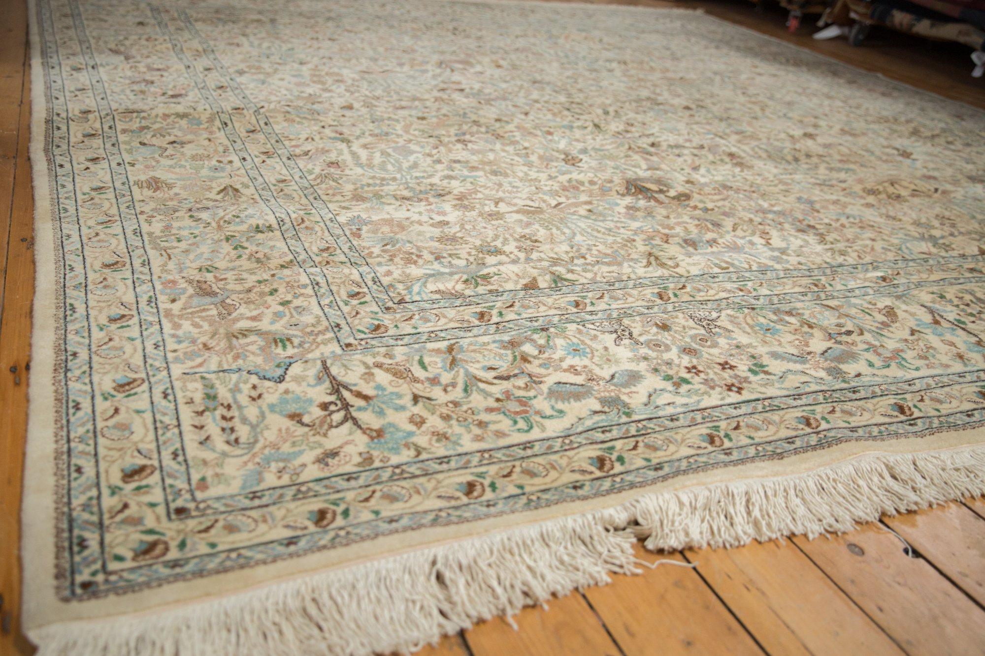 Vintage Tabriz Square Carpet For Sale 5