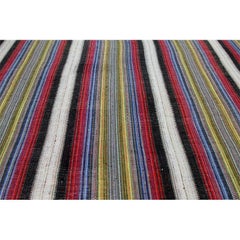 Tapis Kilim persan à tissage plat de style Navajo