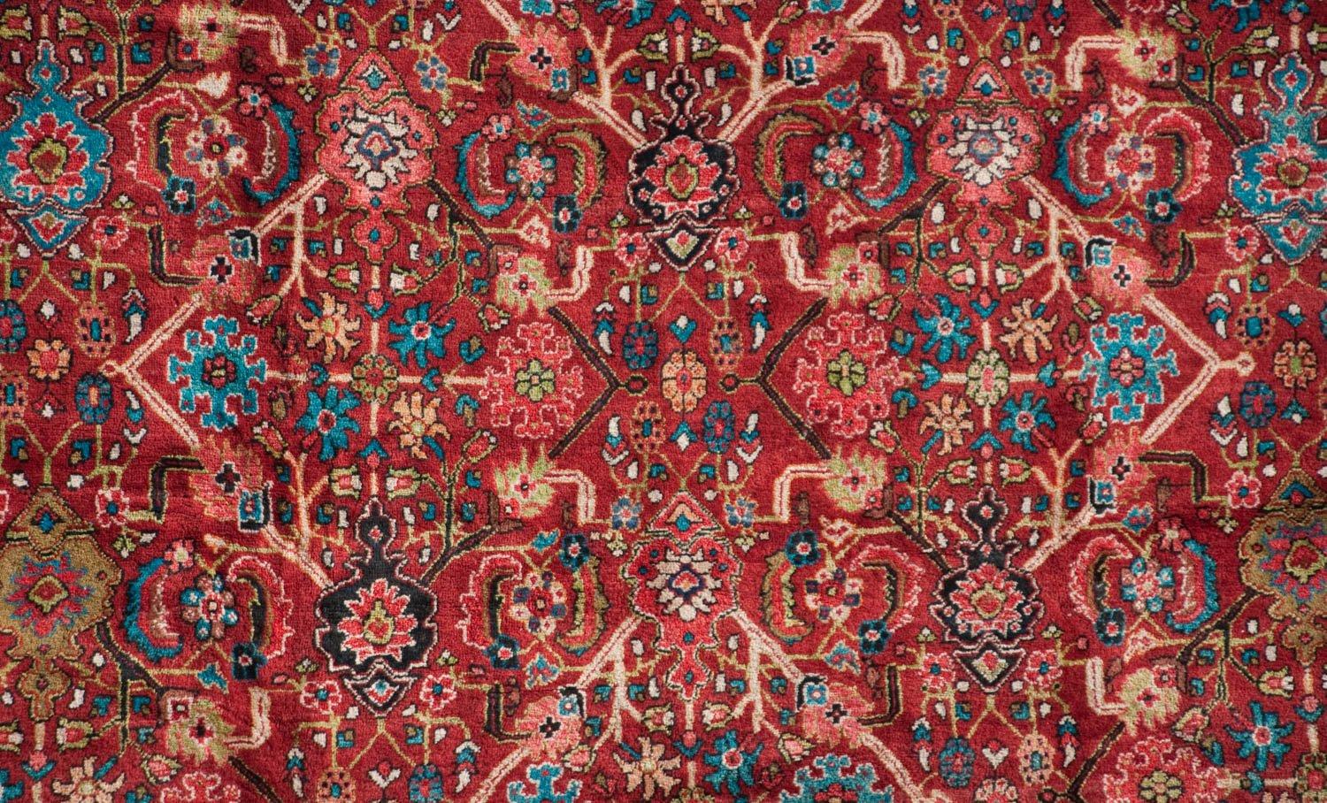 Persian Vintage Mahal Carpet For Sale