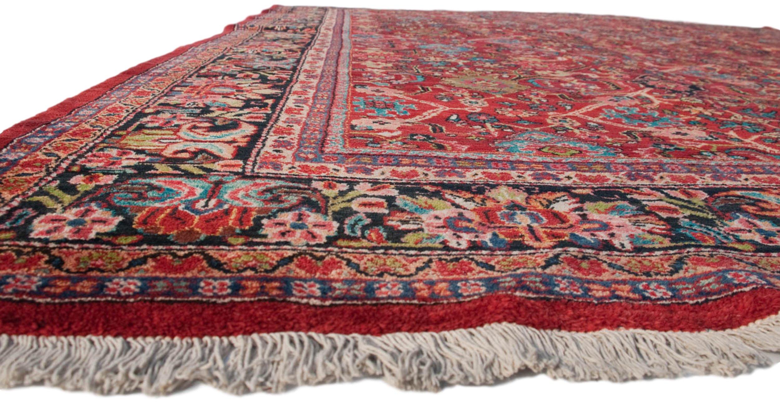 Mahal Teppich im Vintage-Stil (Wolle) im Angebot