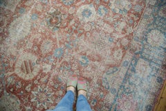 Vintage Distressed Tabriz Carpet
