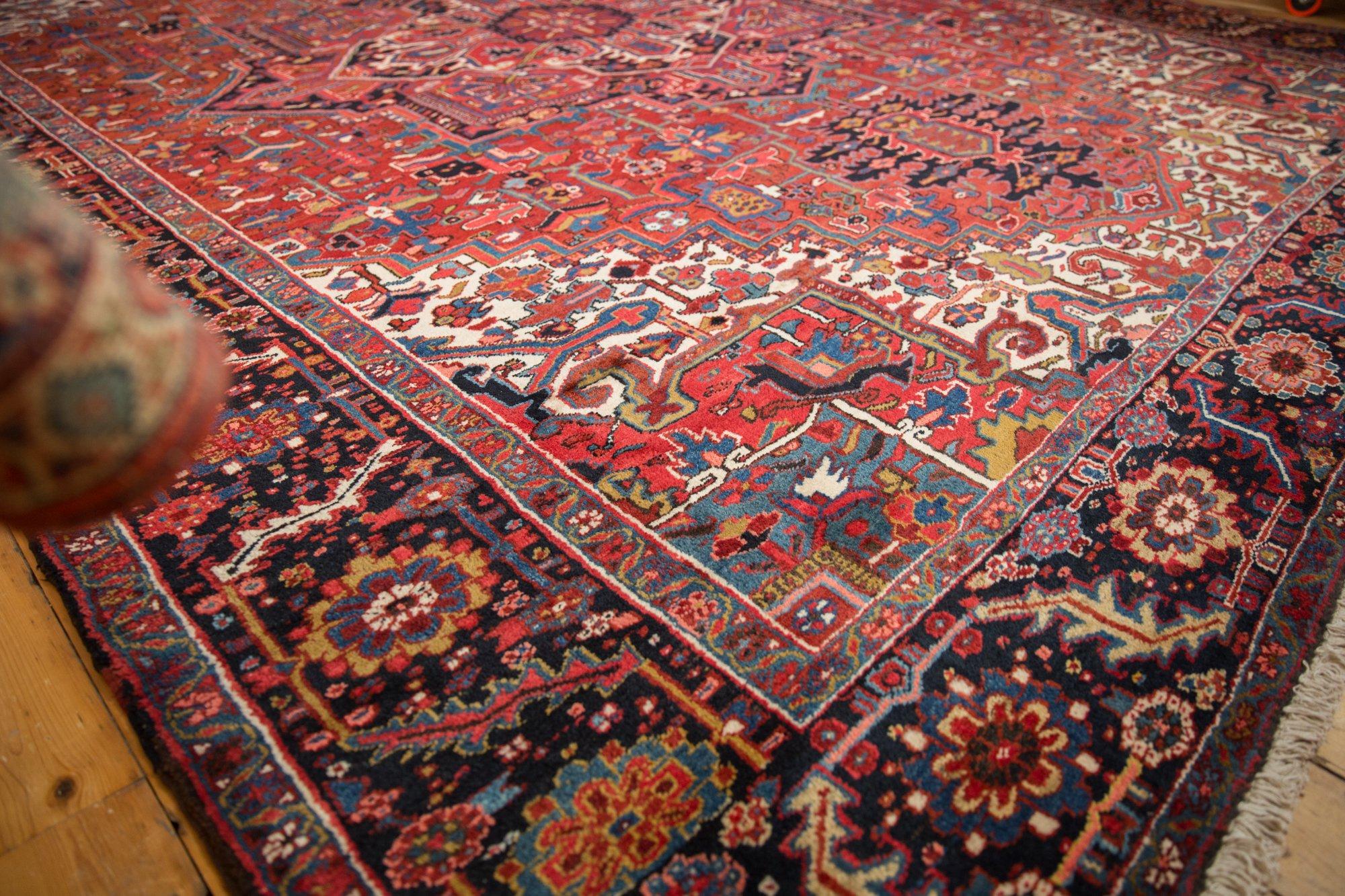 Vintage Heriz Carpet For Sale 3