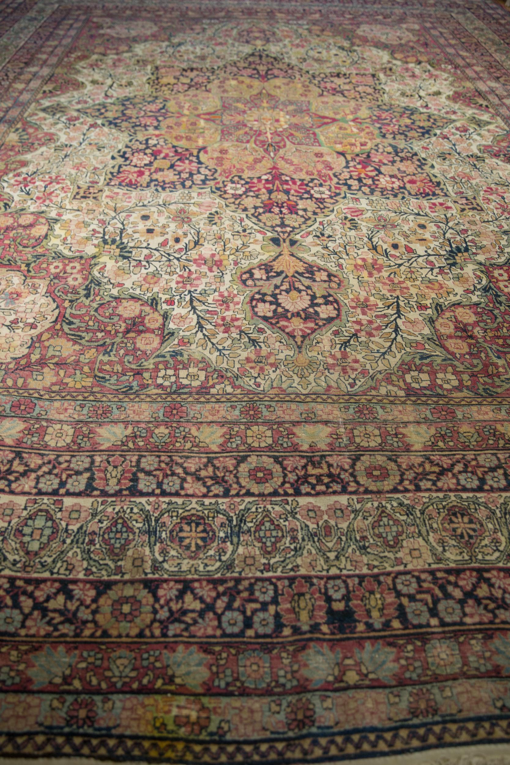 Antique Kermanshah Carpet For Sale 7