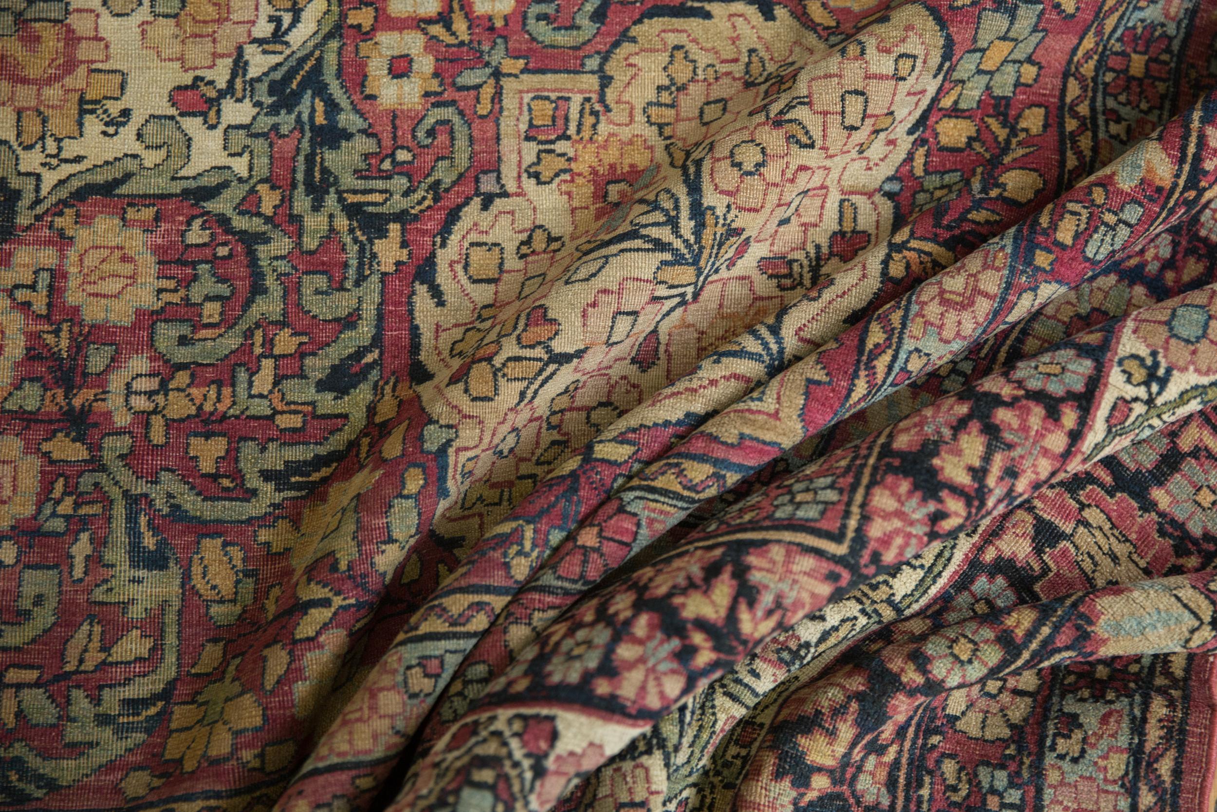 Persian Antique Kermanshah Carpet For Sale