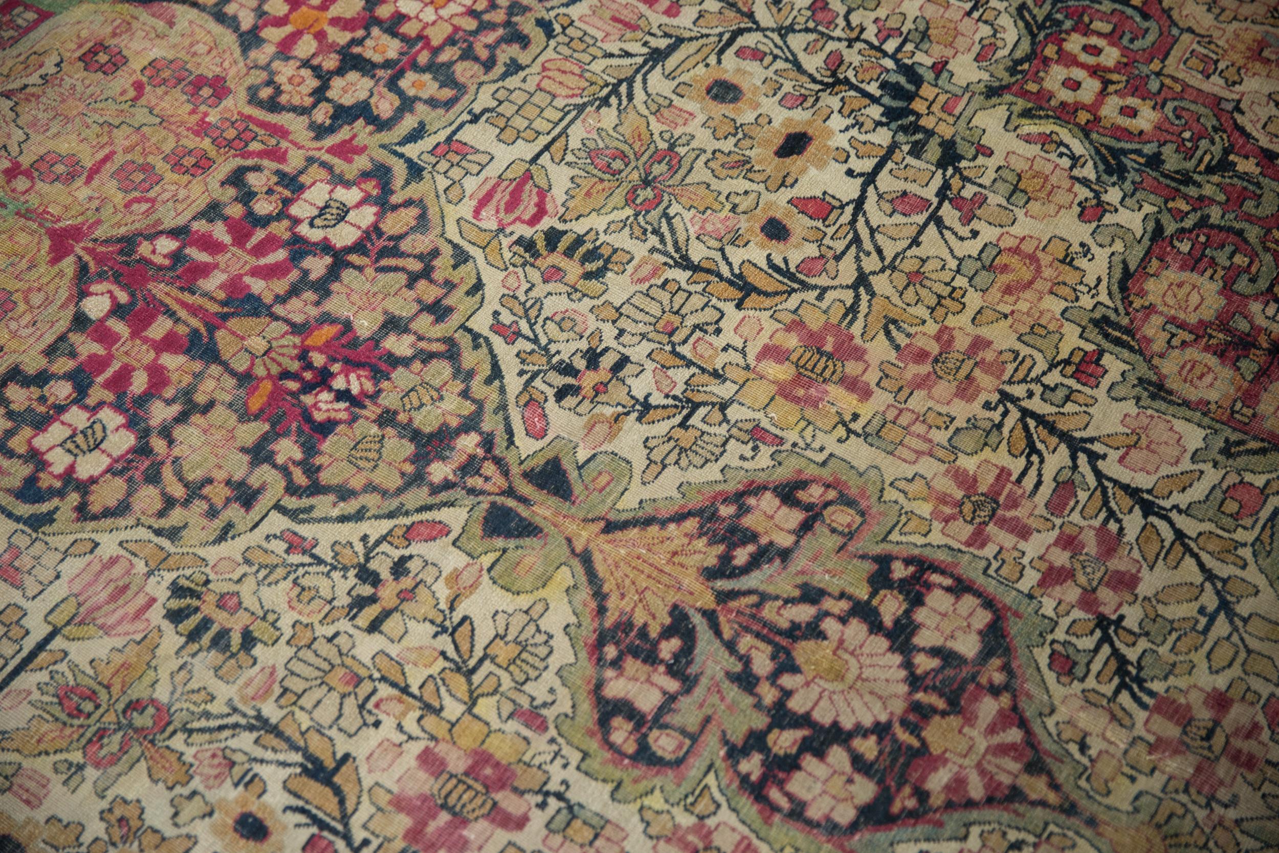 Hand-Knotted Antique Kermanshah Carpet For Sale