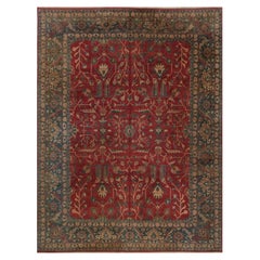 11x15 Hand Knotted Mahal Style Area Rug