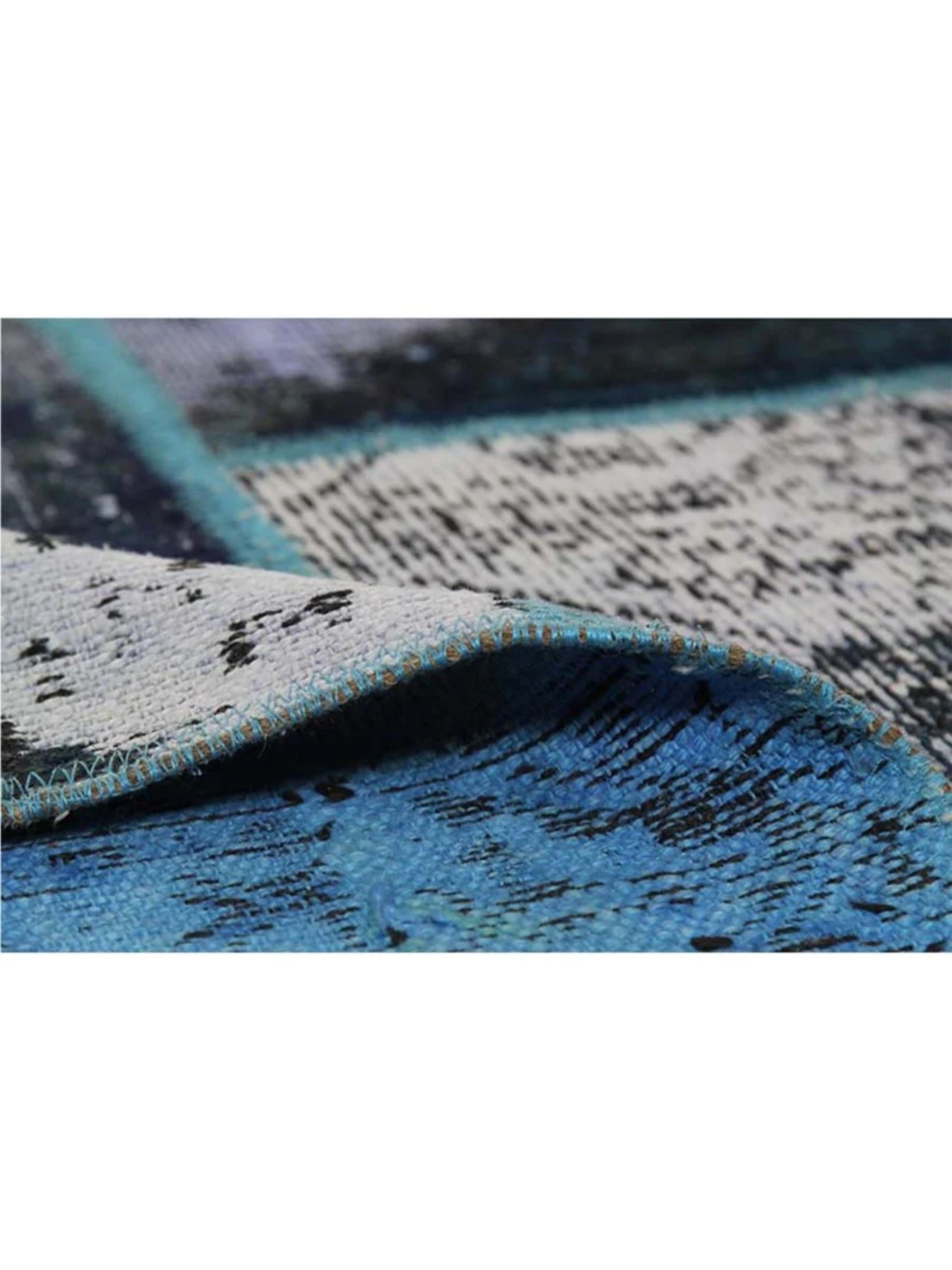 11x15 Hand-Knotted Vintage Distressed Patchwork Area Rug For Sale 3