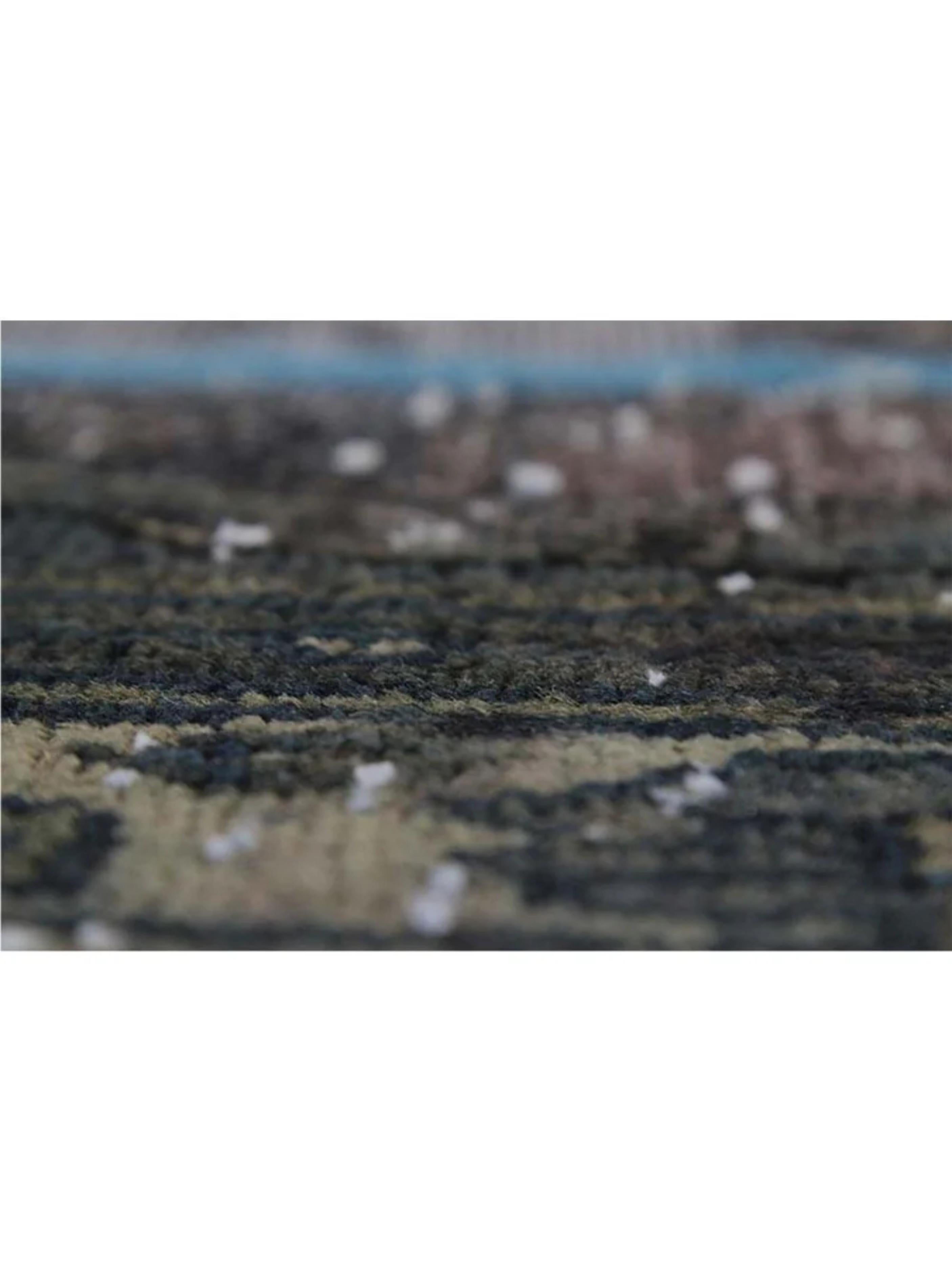 11x15 Hand-Knotted Vintage Distressed Patchwork Area Rug In Good Condition For Sale In Dallas, TX