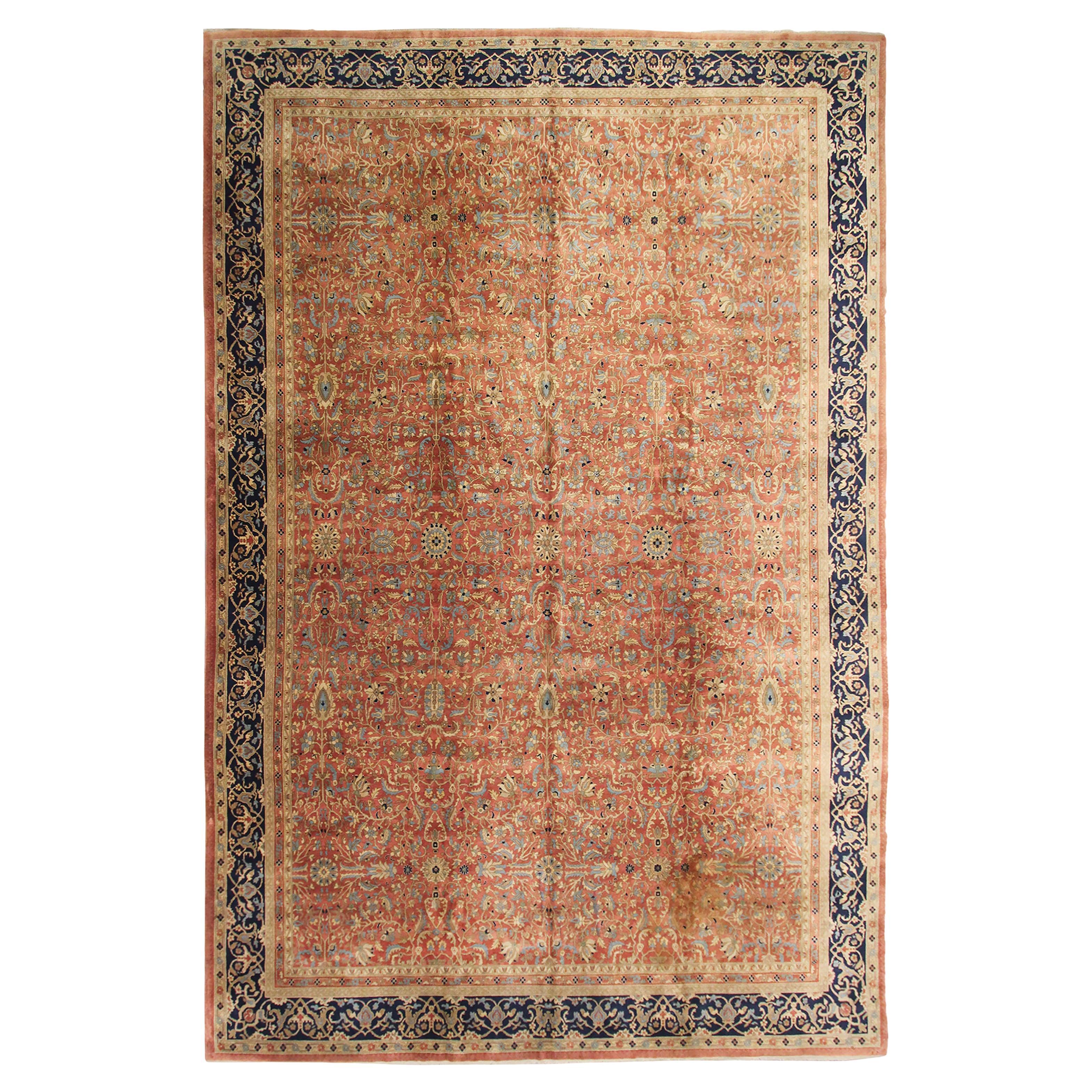 11X16 Antique Turkish Oushak Rug 328cmx483cm Sivas Rug Fine Weave c.1890