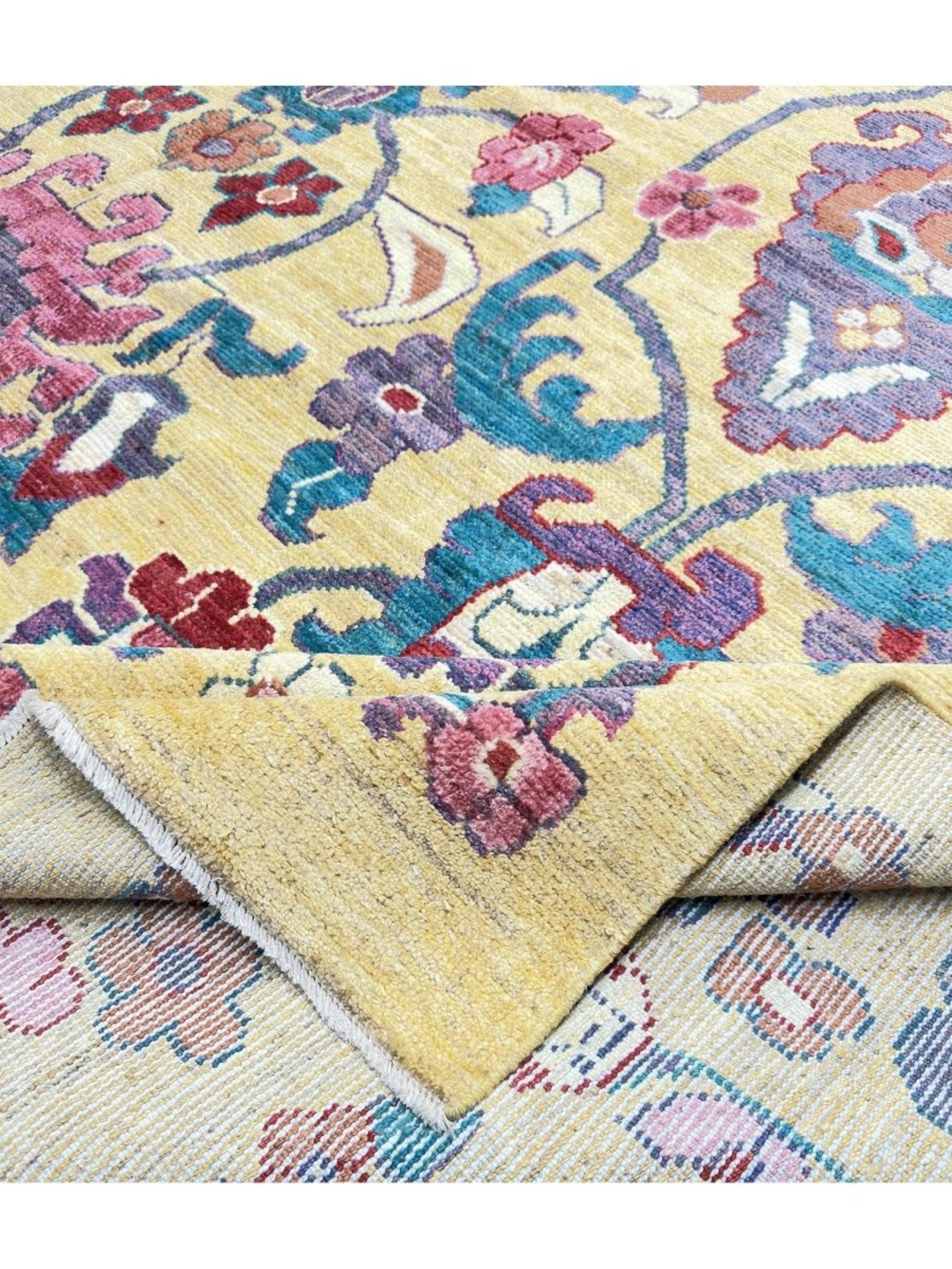 11x16 Handgeknüpfter Sultanabad Rugs Vorleger im Angebot 3