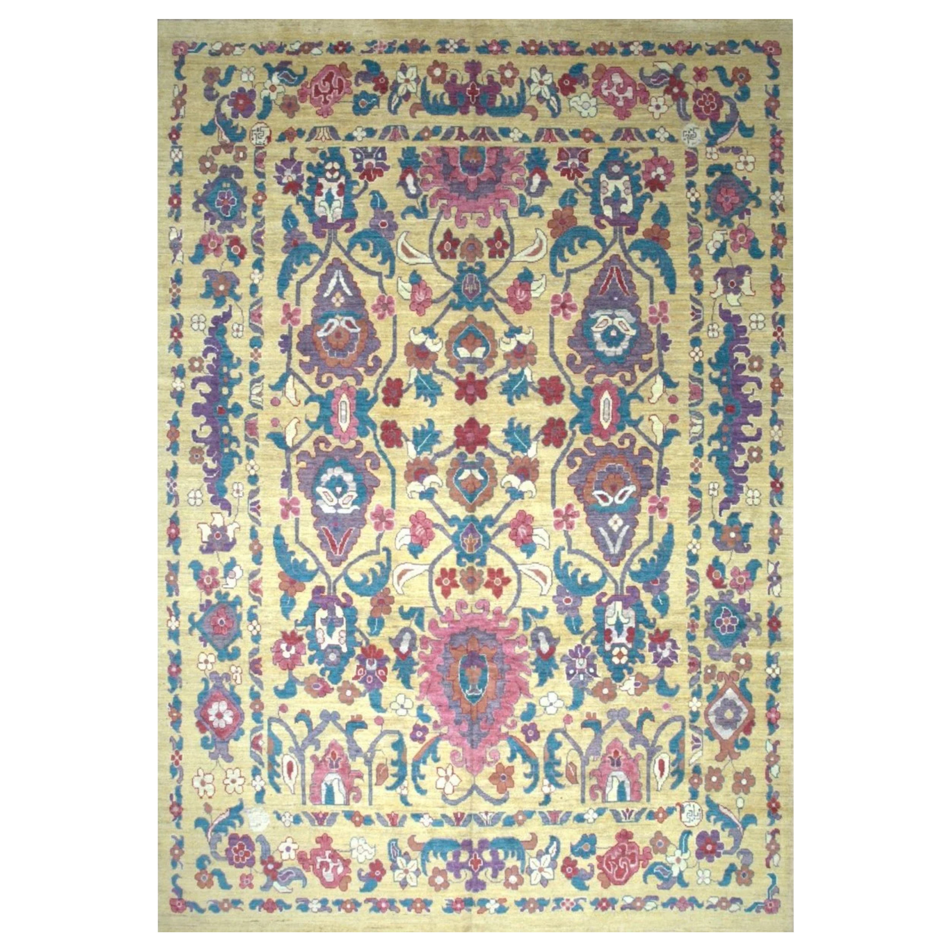 11x16 Handgeknüpfter Sultanabad Rugs Vorleger