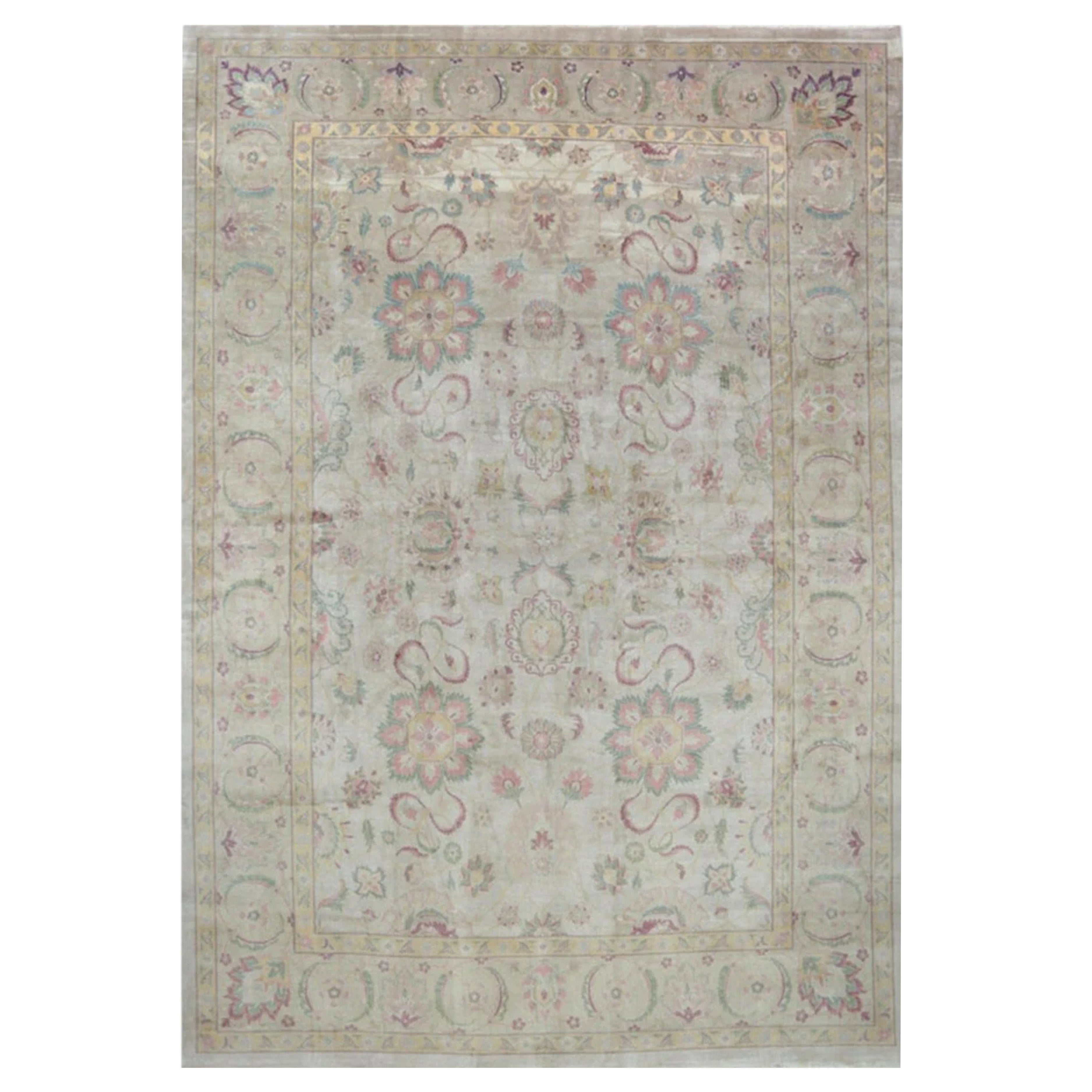 11x16 Handgeknüpfter Vintage Old Sultanabad Rugs Wollteppich