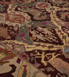 11x17 Antique Circa-1920 Wool Indian Rug