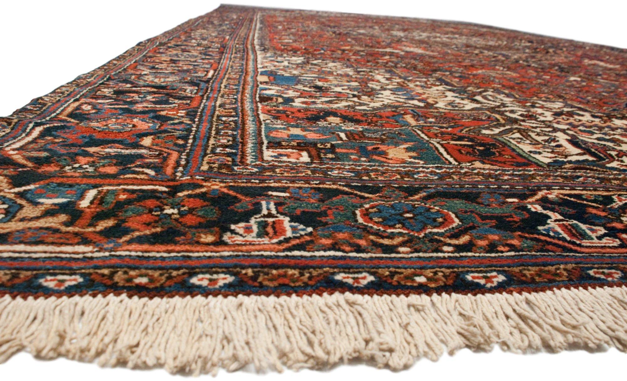 Vintage Mehrivan Carpet In Excellent Condition For Sale In Katonah, NY