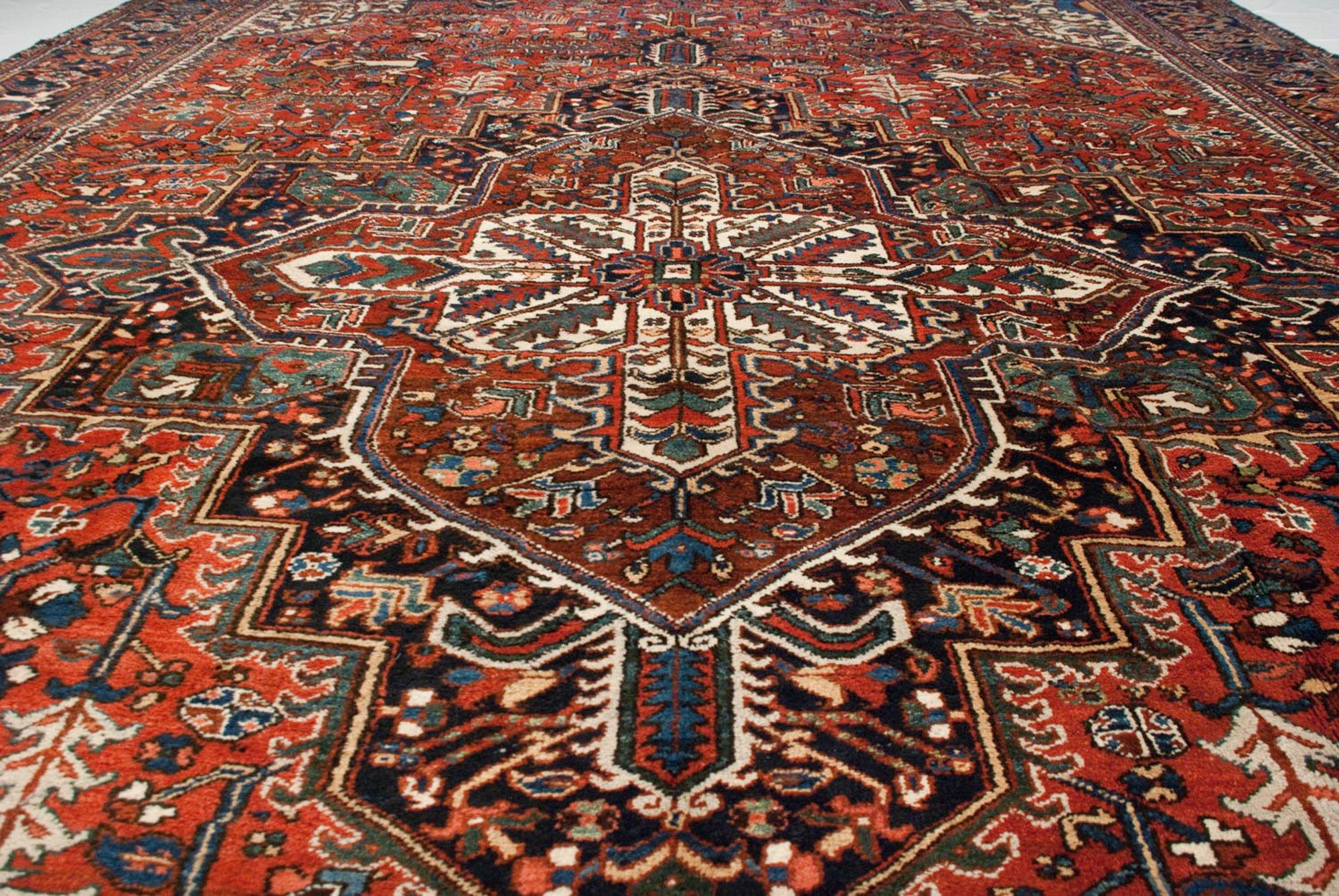 Mid-20th Century Vintage Mehrivan Carpet For Sale