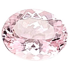 11x9mm Oval Faceted Cut Natural Pink Morganite Loose Gemstone AA Grade Morganite