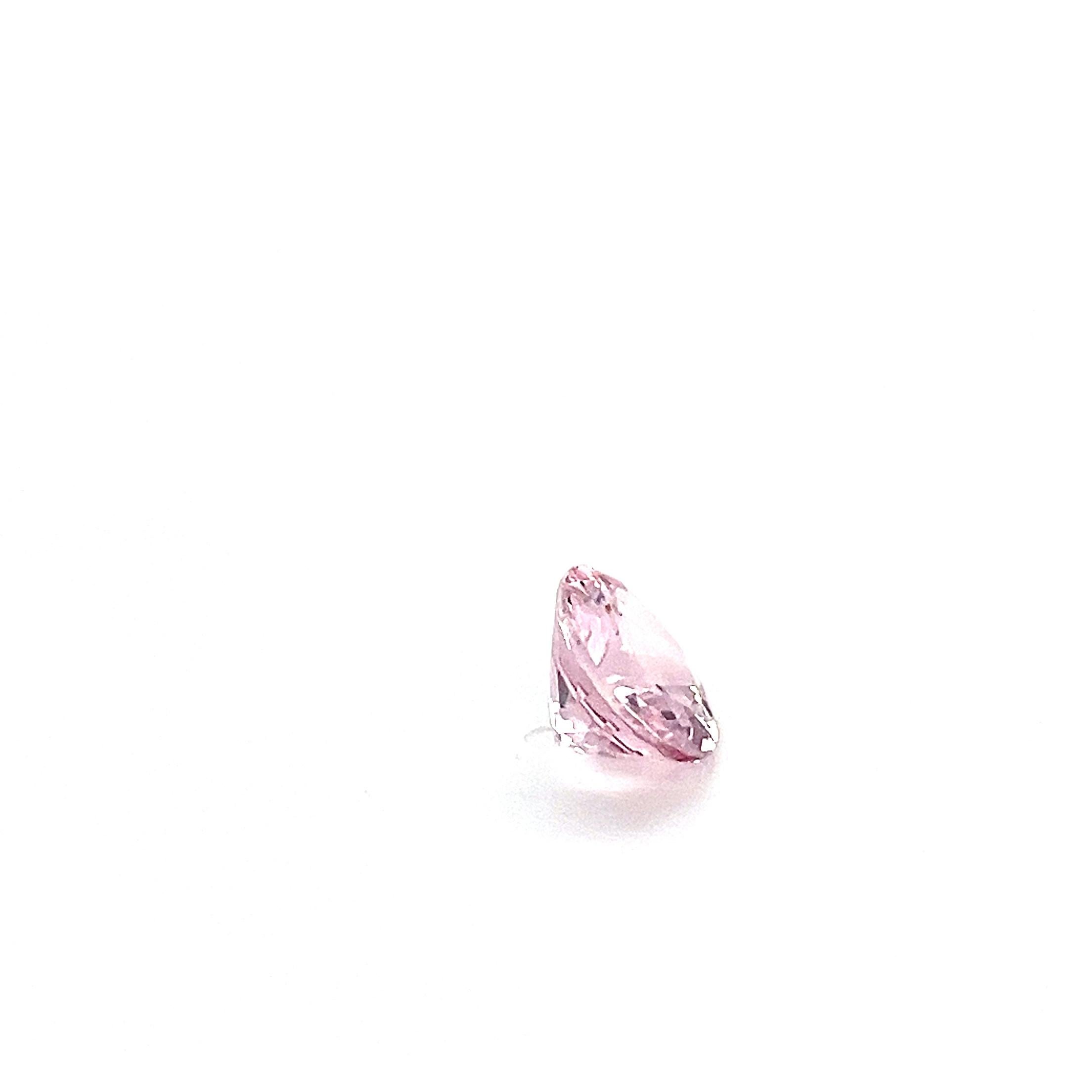 Oval Cut 11x9mm Oval Faceted Cut Natural Pink Morganite Loose Gemstone AAA Morganite For Sale