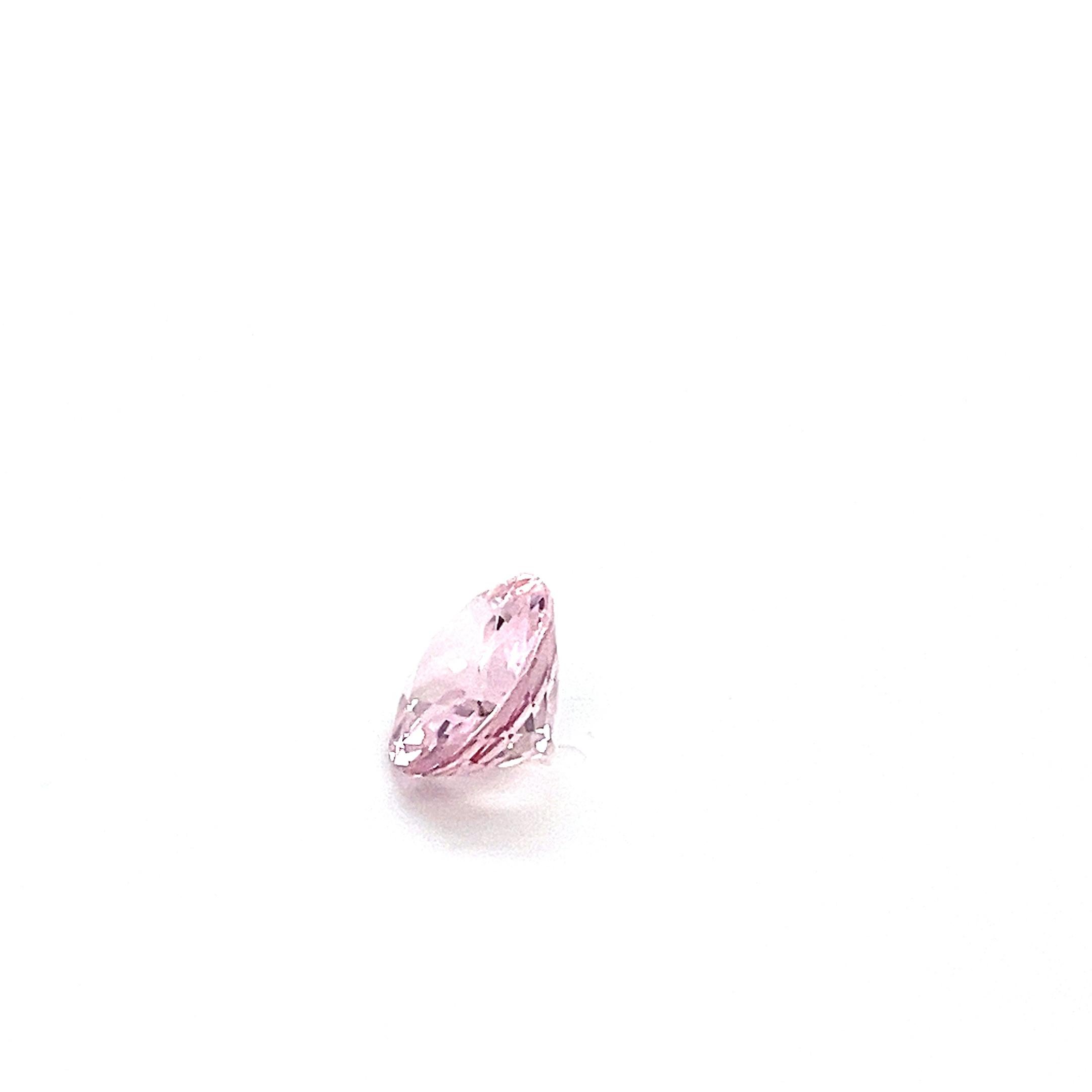 11x9mm Oval Faceted Cut Natural Pink Morganite Loose Gemstone AAA Morganite In New Condition For Sale In New York, NY
