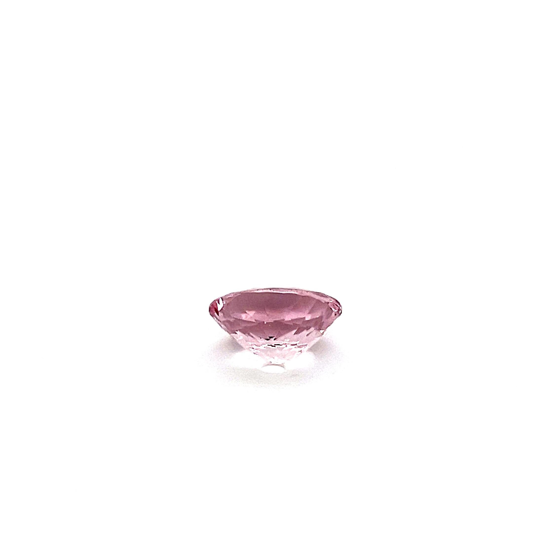 Women's or Men's 11x9mm Oval Faceted Cut Natural Pink Morganite Loose Gemstone AAA Morganite For Sale