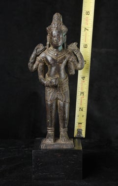 Bodhisattva of Compassion Sculpture, Gilded Bronze, 12th Century