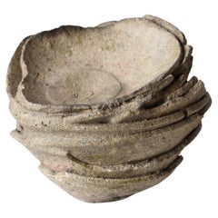 Antique 12-16th century Yamajawan 8-layered Japanese proto-pottery mountain bowls