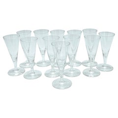 12  1960s Steuben #7924 Burbuja Controlada Copas Pequeñas/ Vinos