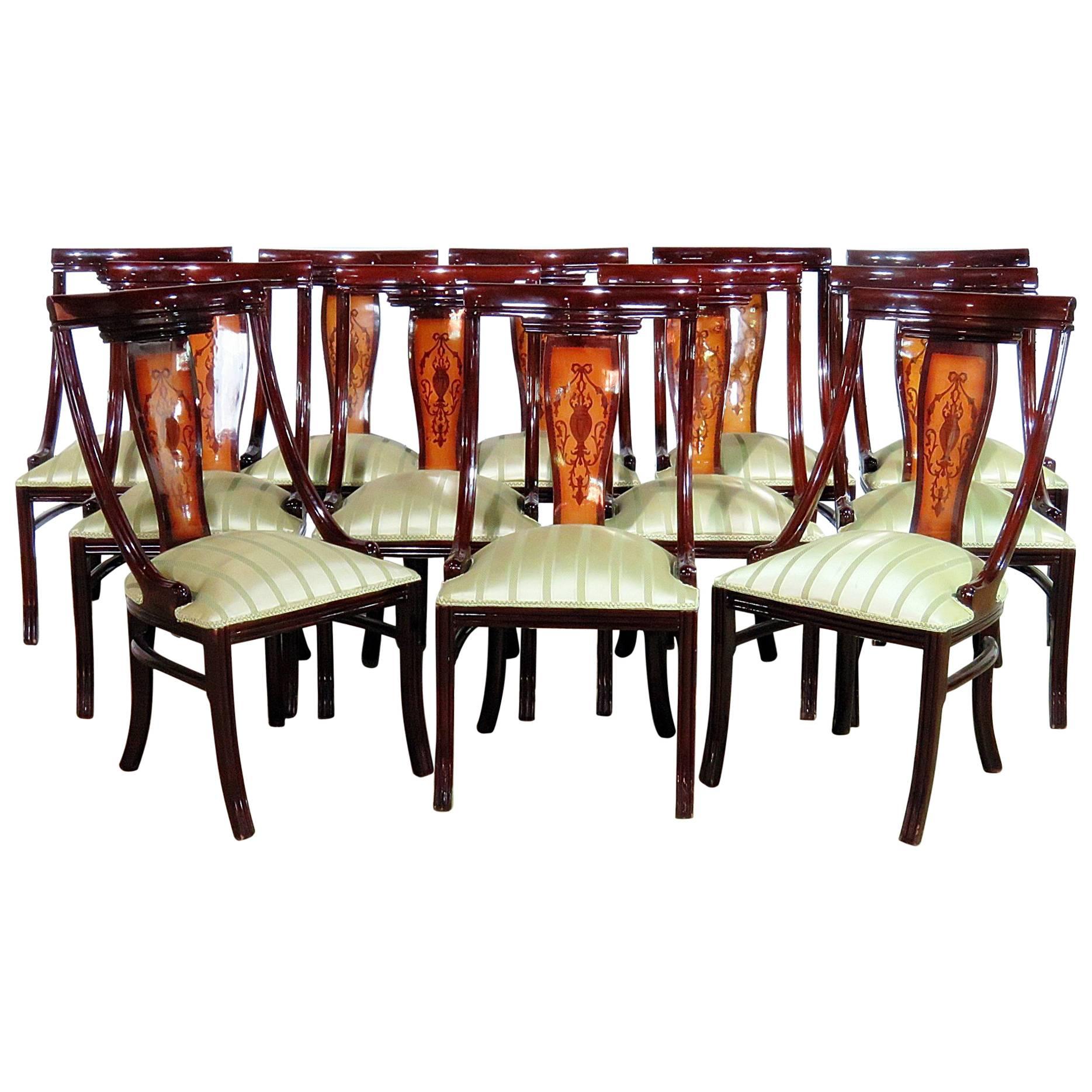 12 Adams Style Dining Chairs